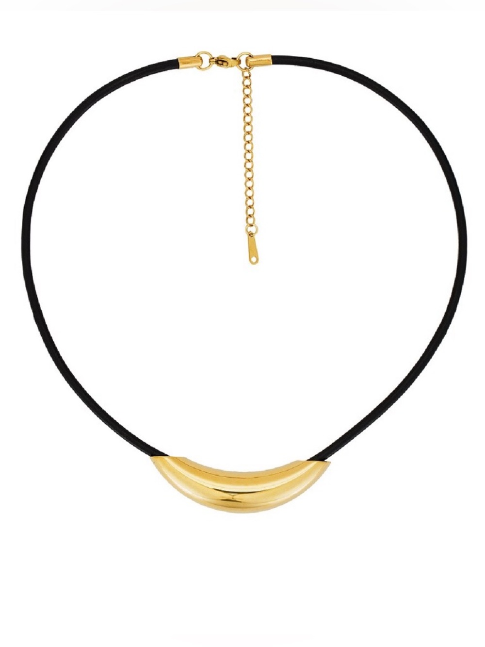 New Revolve Jenna Slider Geometric Necklace ~ Gold Plated Necklace - Picture 11 of 16